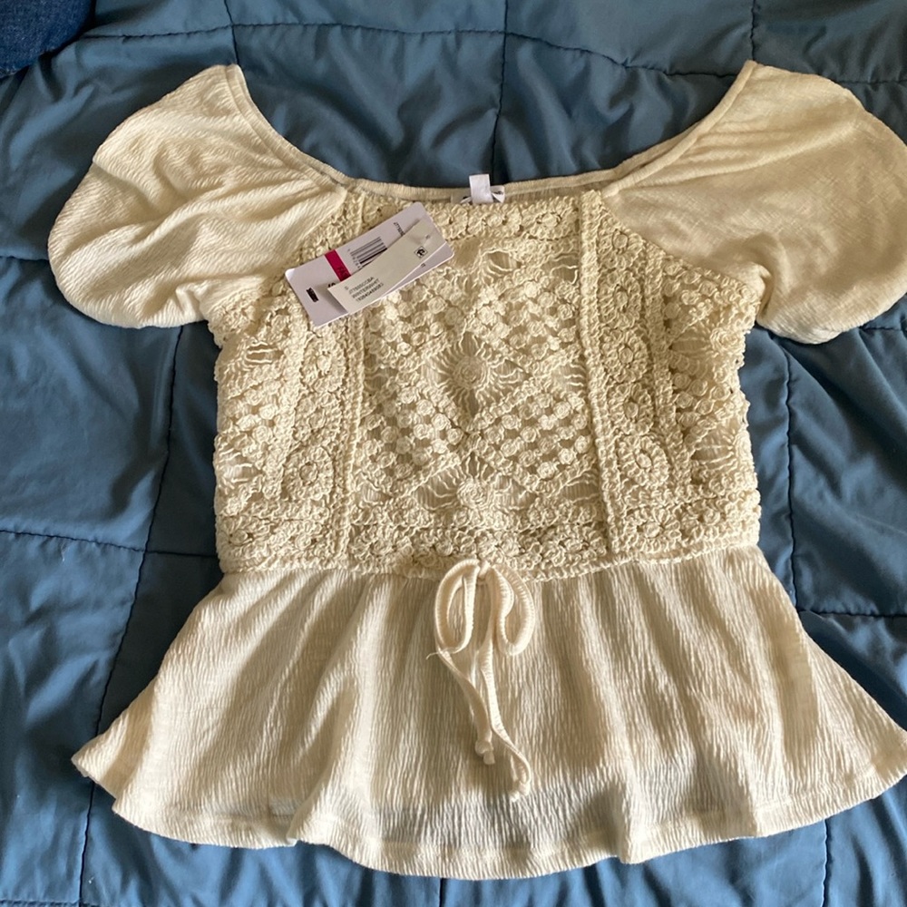 NWT Thread & Clover Top